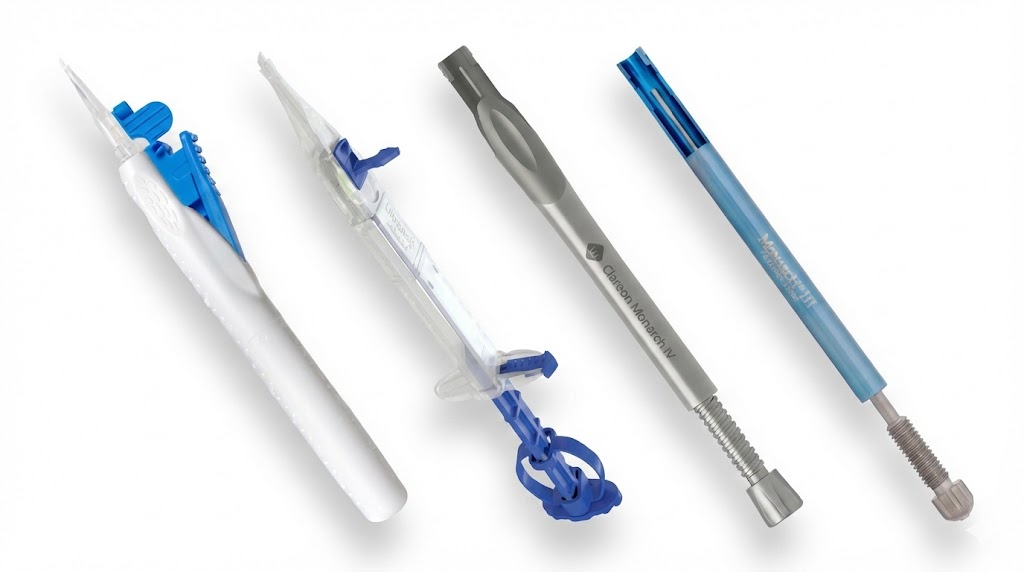 CAD rendering of surgical mechanism